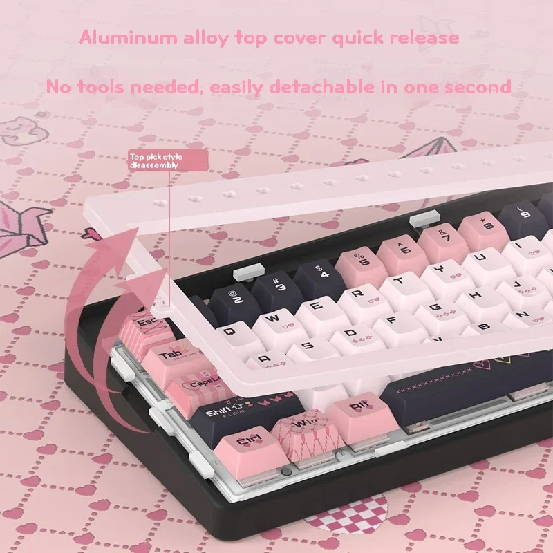 RECCAZR R66 Paper Plane66 Mech - огляд і ціна Gaming Keyboard Hot Swappable