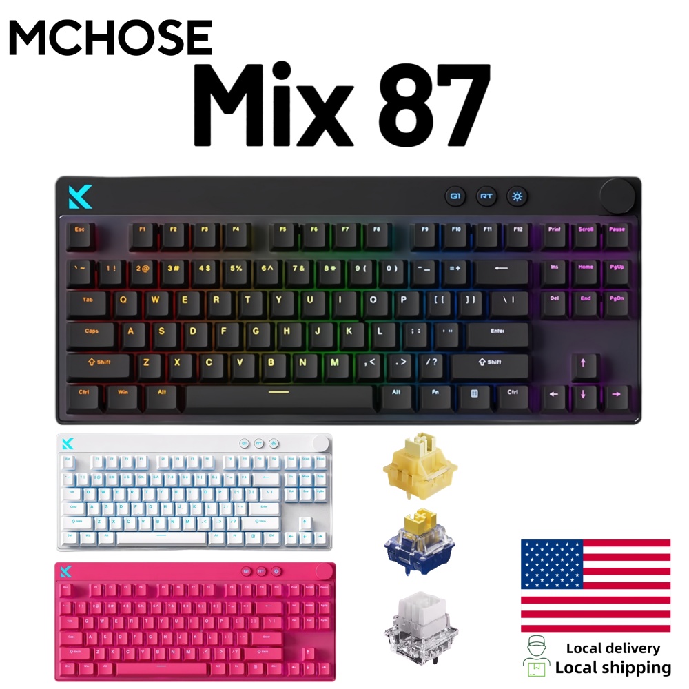 Mchose Mix87 Magnetic Swtich K - огляд і ціна Gaming Keyboard Hot Swappable