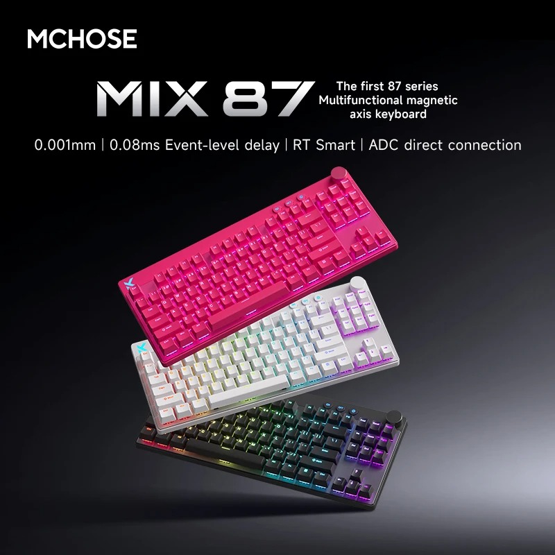 Mchose Mix87 Magnetic Swtich K - огляд і ціна Gaming Keyboard Hot Swappable