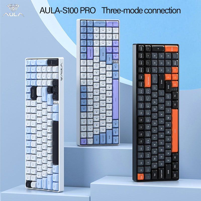 AULA S100Pro Wireless Mechanic - огляд і ціна Gaming Keyboard Hot Swappable