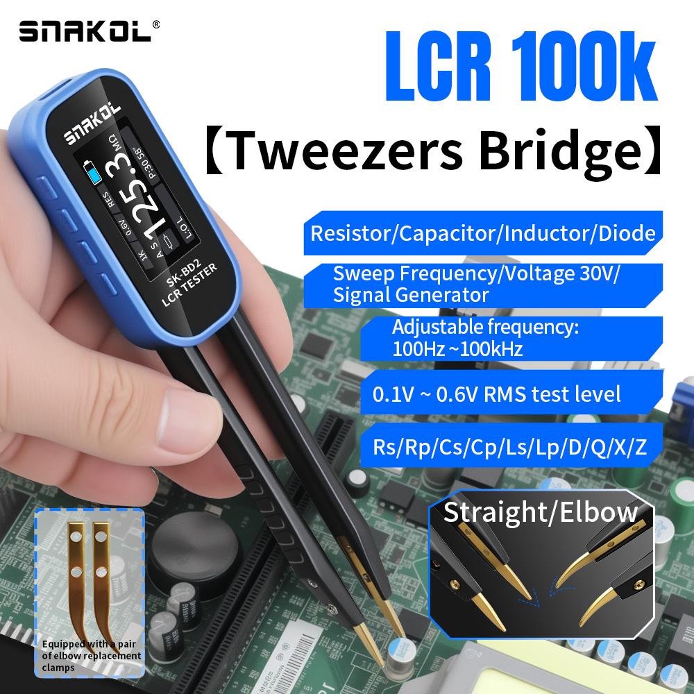 SNAKOL BD2 Smart Tweezer LCR D - огляд і ціна Gaming Keyboard Test