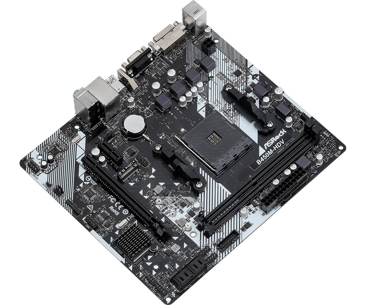 AMD B450 ASROCK B450M-HDV R4.0 - огляд і ціна Amd Cpu Ryzen 7