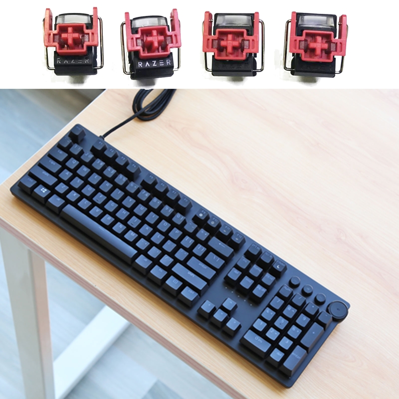 4Pcs V2 Slient Liner Red Optic - огляд і ціна Gaming Keyboard Hot Swappable