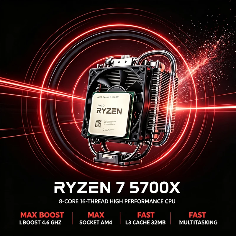 AMD Ryzen 7 5700X Processor 8- - огляд і ціна Amd Cpu Ryzen 7