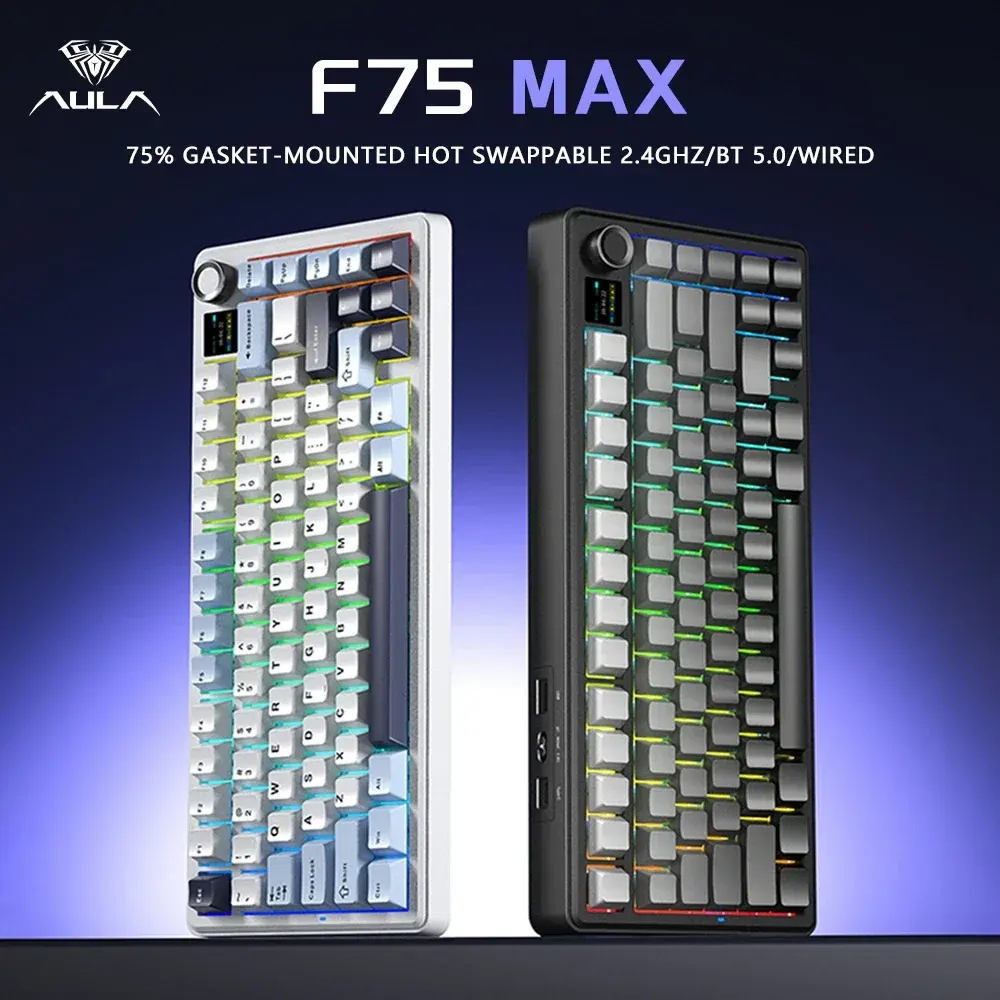 AULA F75MAX Mechanical Gaming  - огляд і ціна Gaming Keyboard Hot Swappable