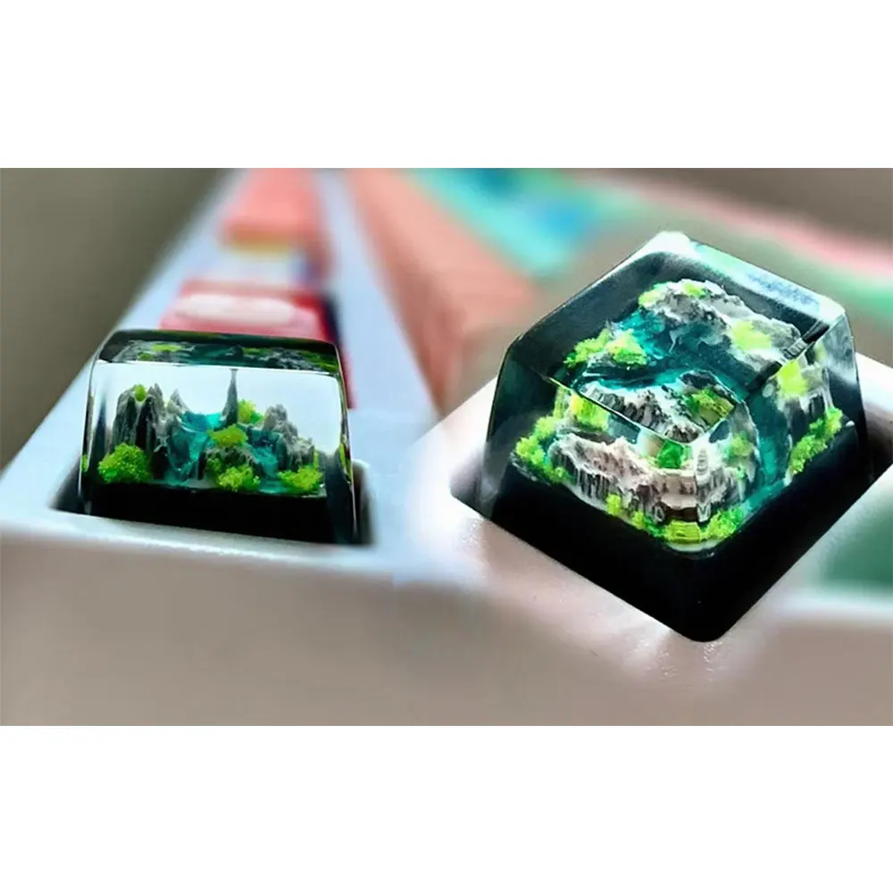 Mountain And Sea Artisan Resin - огляд і ціна Gaming Keyboard No Rgb