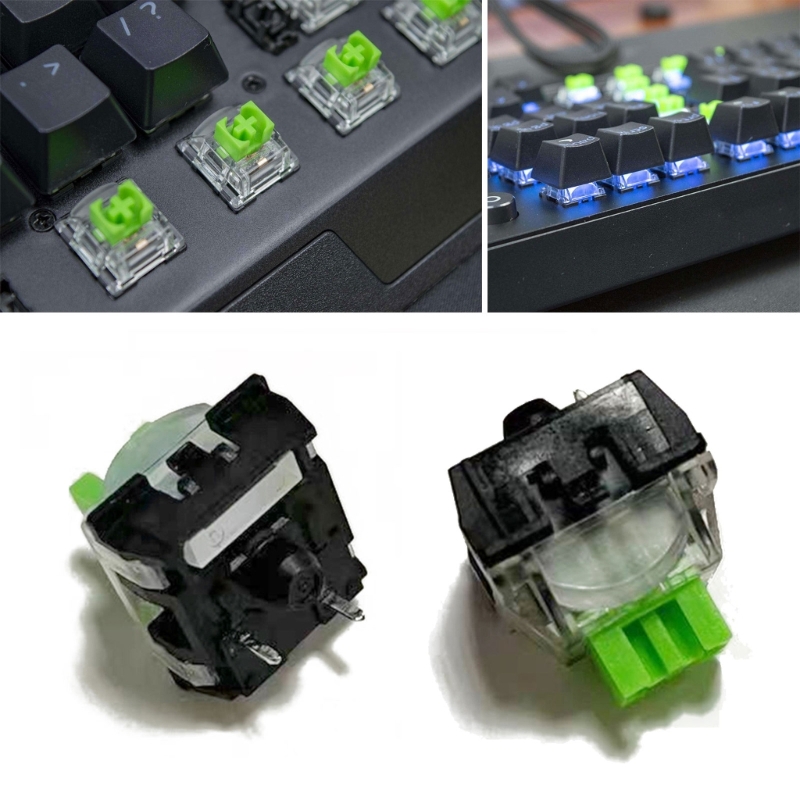 New RGB MX 2Pcs Green Switches - огляд і ціна Gaming Keyboard No Rgb