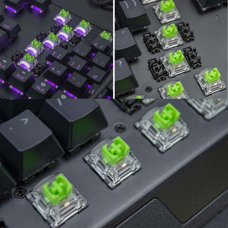 New RGB MX 2Pcs Green Switches - огляд і ціна Gaming Keyboard No Rgb