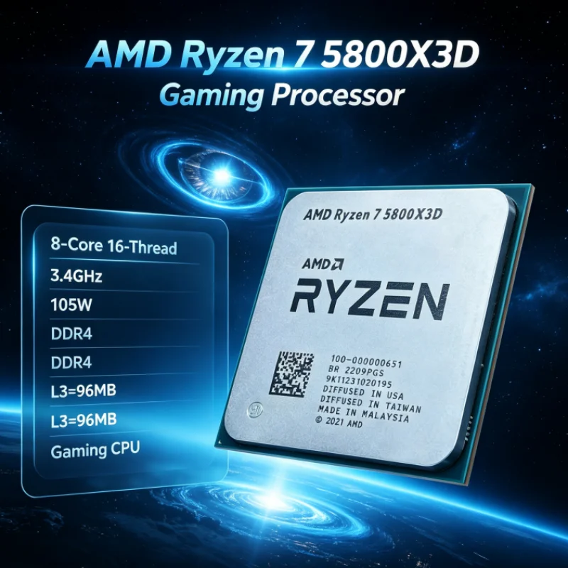 AMD R7 5800X3D 96 MB 7nm Ryzen - огляд і ціна Amd Cpu Ryzen 7