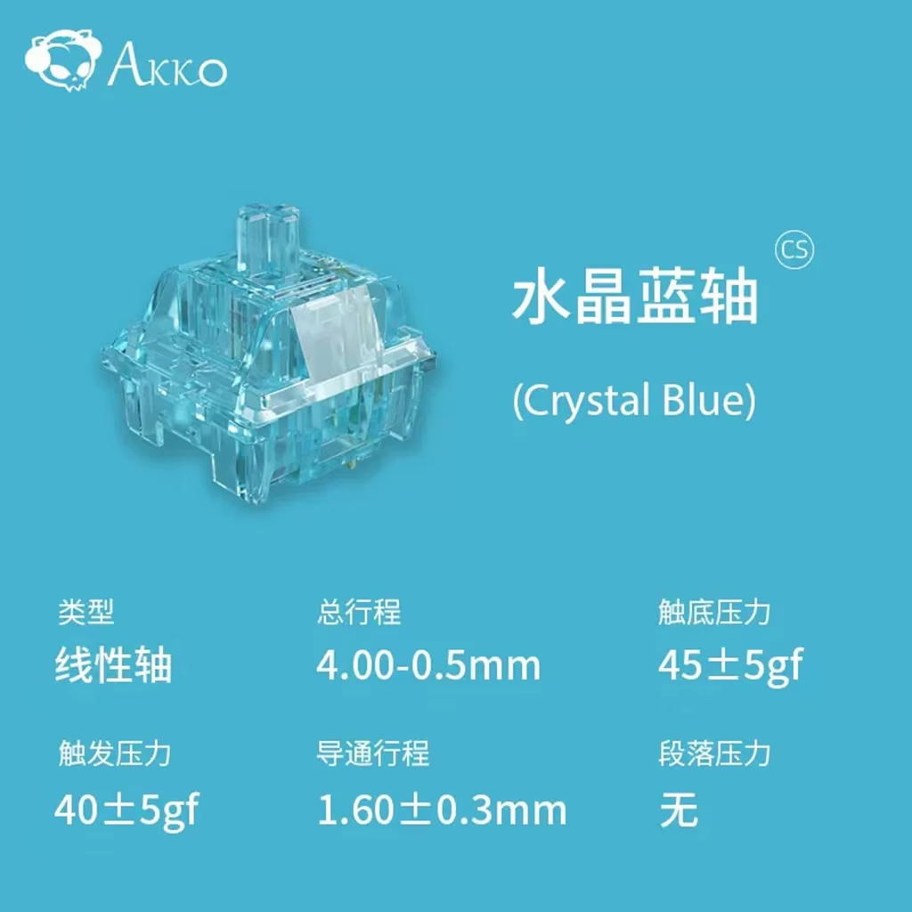 Akko Crystal V3 Switch Wine Re - огляд і ціна Keyboard Gaming Blue Switch